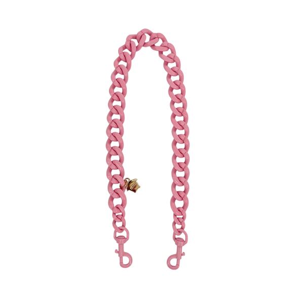 VERSACE La Medusa Chain Shoulder Strap || Baby Pink - Picture 2 of 10